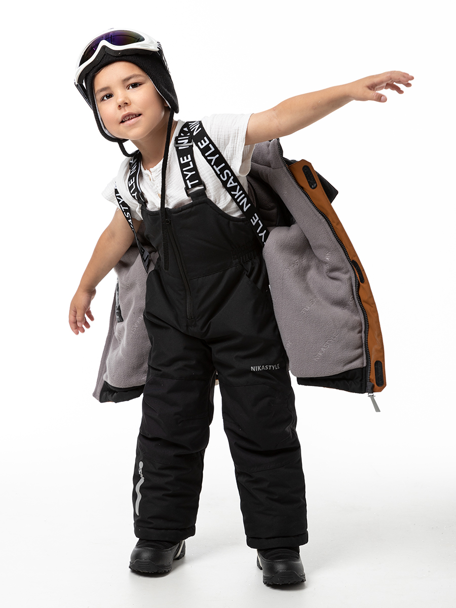 картинка Комплект зимний для мальчика NIKASTYLE 7з7124 Кэмел черный от магазина детских товаров ALiSa