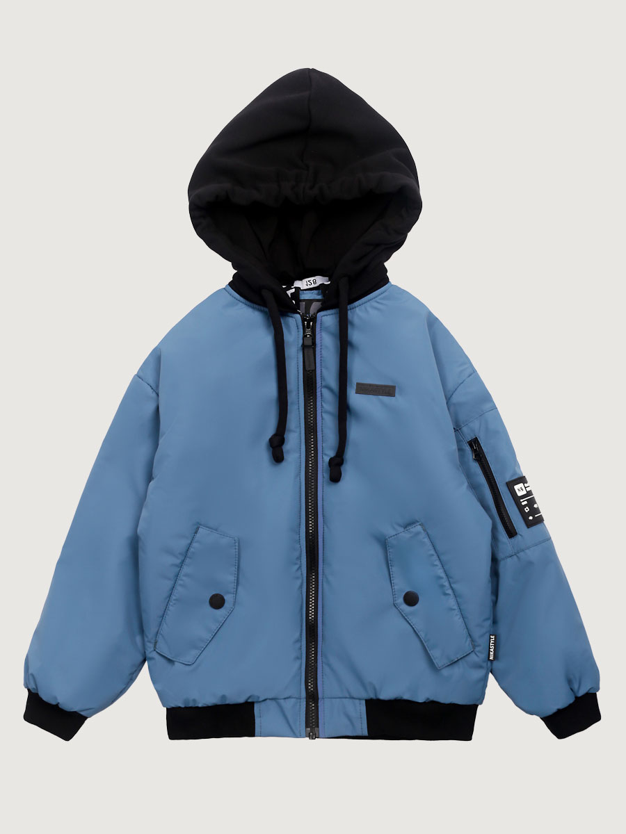 картинка Куртка утеплённая для мальчика NIKASTYLE 4м5525 Джинс от магазина детских товаров ALiSa