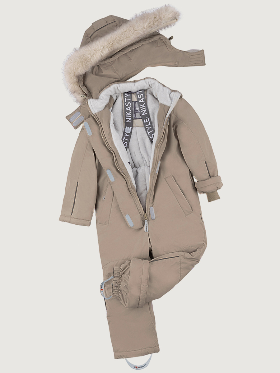 картинка Комбинезон для девочки NIKASTYLE 8з5025 Какао от магазина детских товаров ALiSa