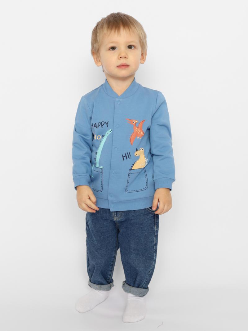 картинка Кофточка для мальчика Cherubino CSNB 63473-42-354 Синий от магазина детских товаров ALiSa