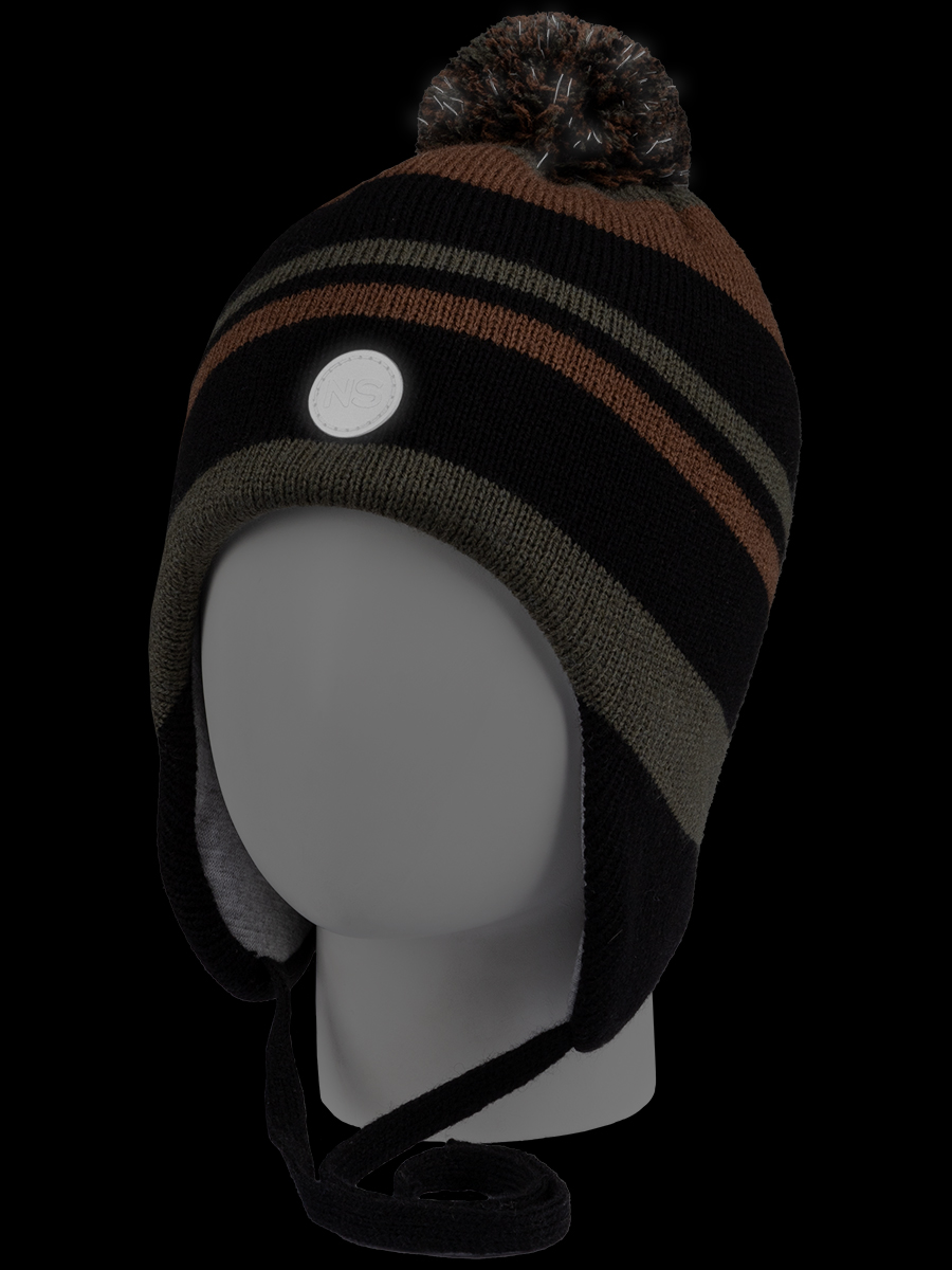 картинка Шапка утепленная для мальчика NIKASTYLE 11з15424 Черный полынь от магазина детских товаров ALiSa