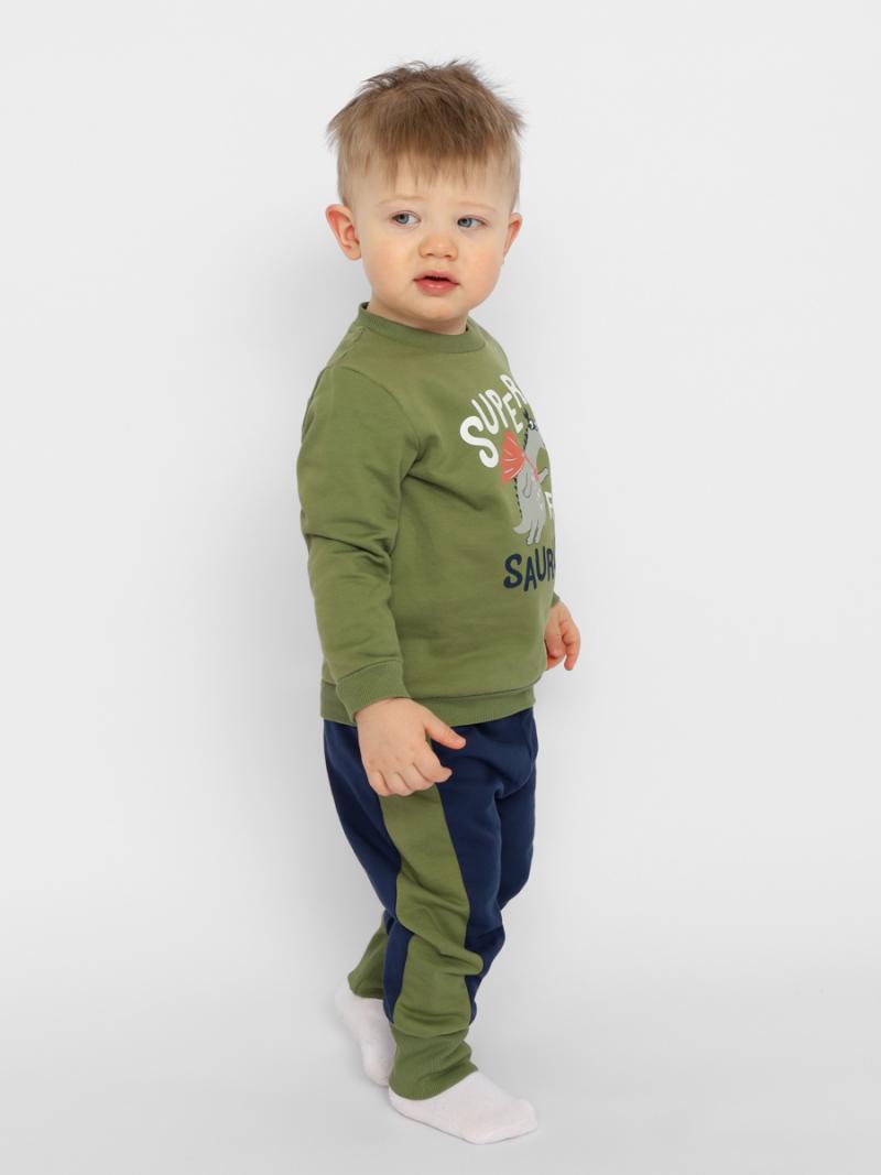 картинка Комплект для мальчика Cherubino CSNB 90166-34-354 Оливковый от магазина детских товаров ALiSa