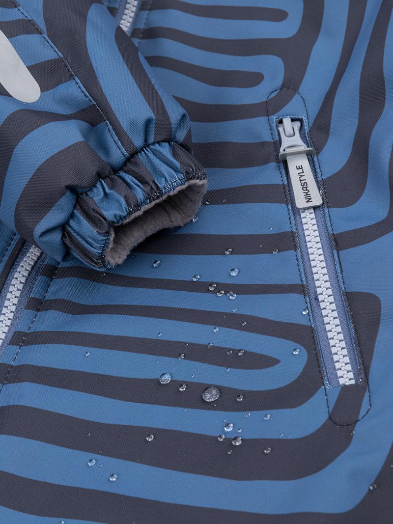 картинка Комплект утепленный для мальчика NIKASTYLE 7м1124 джинс графит от магазина детских товаров ALiSa