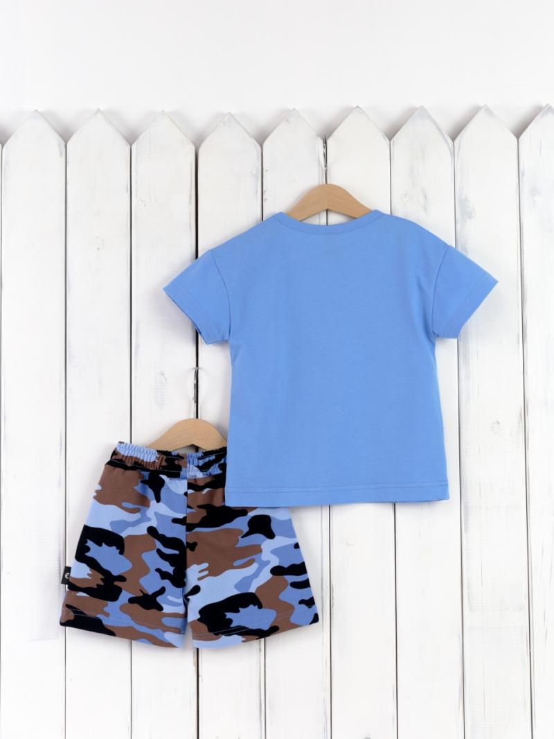 картинка Комплект для мальчика Baby Boom КД419/1-К Небесный голубой + милитари голубой от магазина детских товаров ALiSa