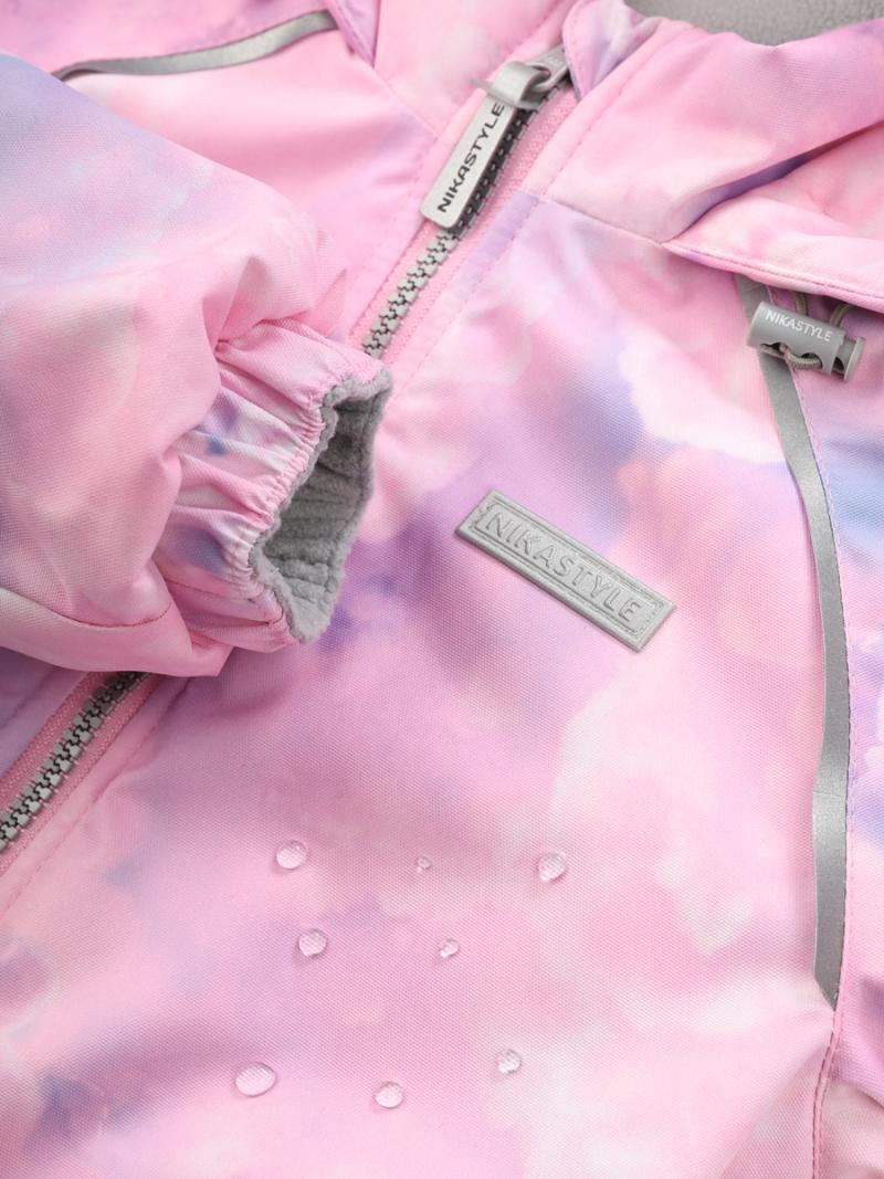 картинка Комбинезон утеплённый для девочки NIKASTYLE 8м0425 Розовый серый от магазина детских товаров ALiSa