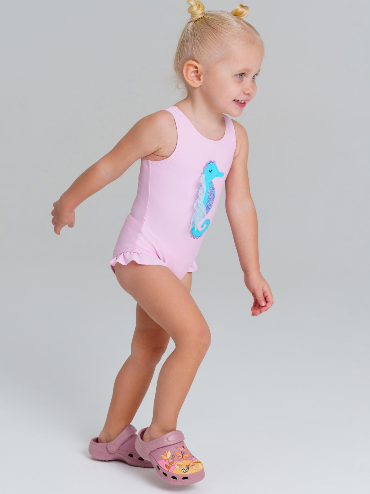 картинка Купальник для девочки PL 12523024 Светло-розовый от магазина детских товаров ALiSa