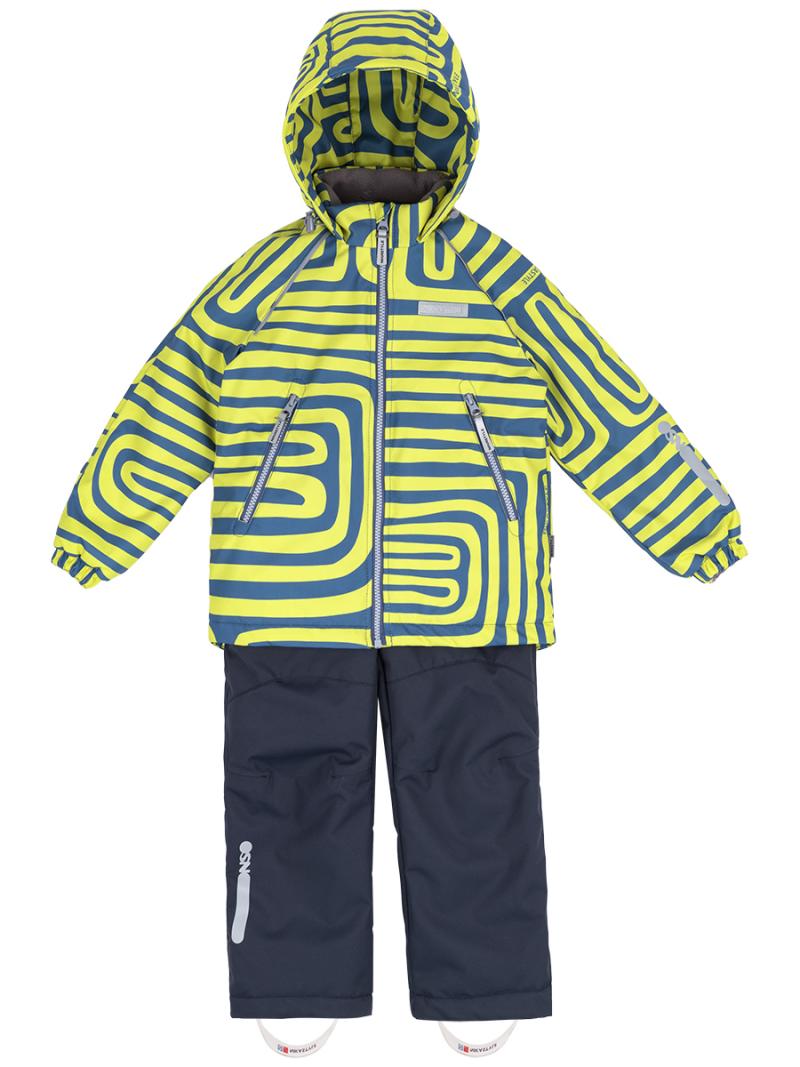 картинка Комплект утепленный для мальчика NIKASTYLE 7м1124 лайм графит от магазина детских товаров ALiSa