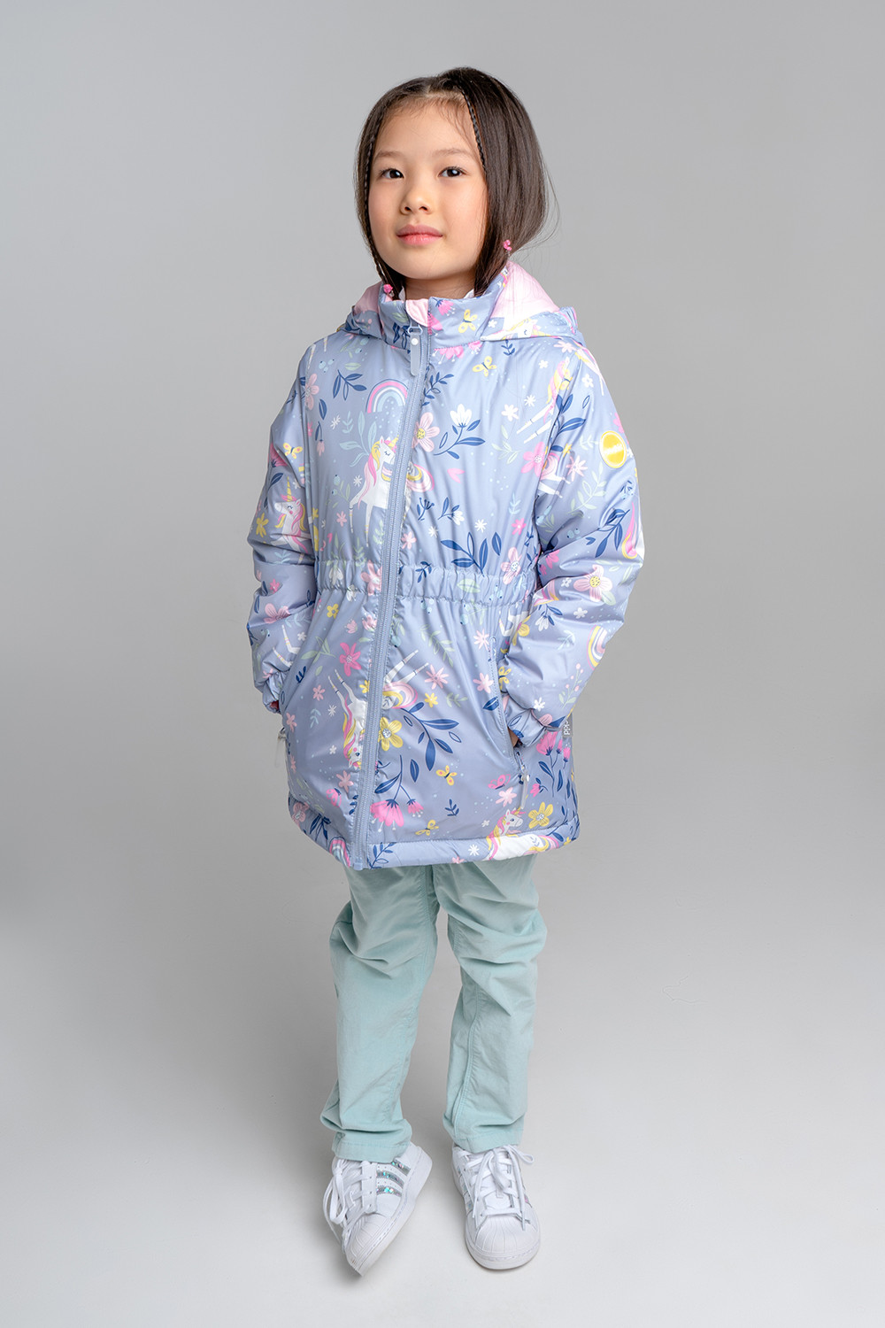 картинка Куртка утепленная для девочки Crockid ВК 32119/н/2 ГР от магазина детских товаров ALiSa