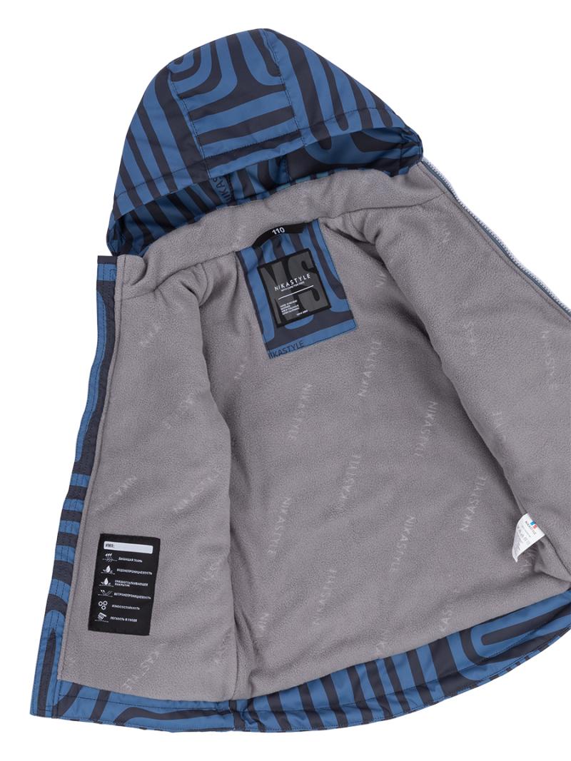 картинка Комплект утепленный для мальчика NIKASTYLE 7м1124 джинс графит от магазина детских товаров ALiSa