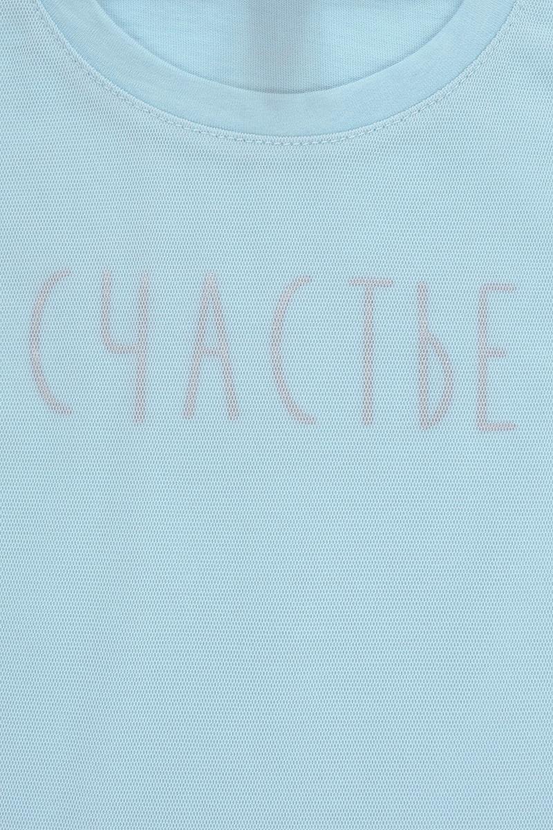 картинка Футболка для девочки Crockid К 302133 пыльно-голубой от магазина детских товаров ALiSa
