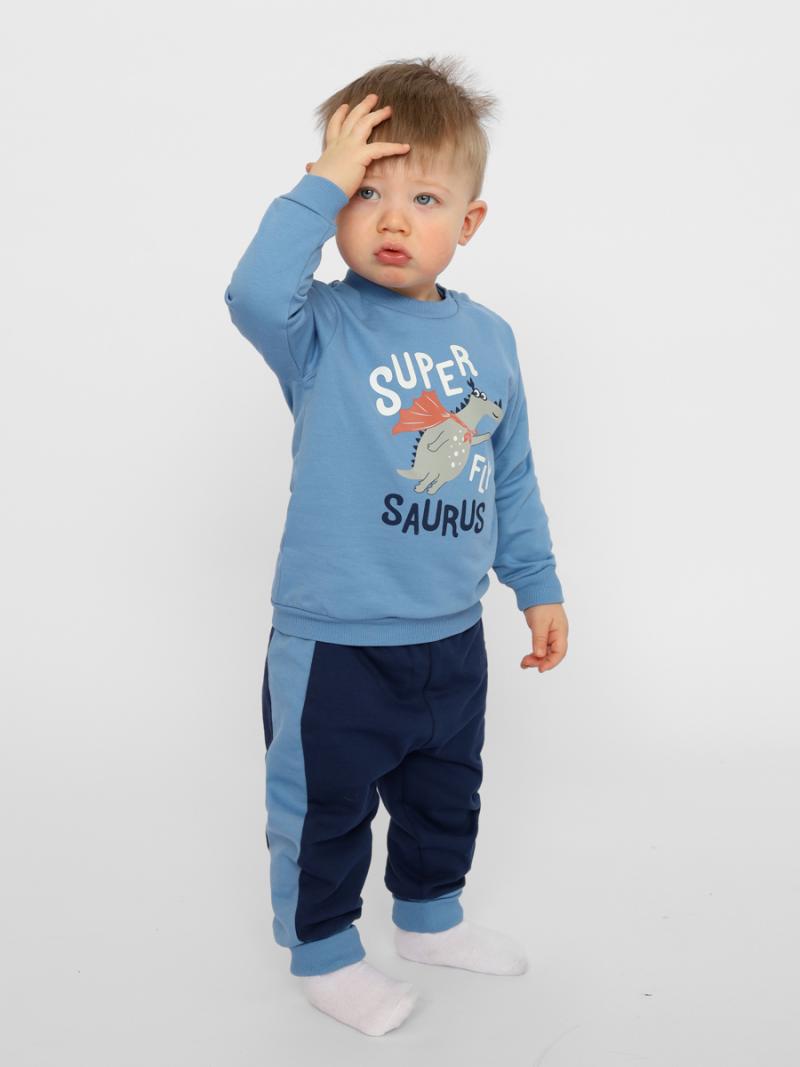 картинка Комплект для мальчика Cherubino CSNB 90166-42-354 Синий от магазина детских товаров ALiSa