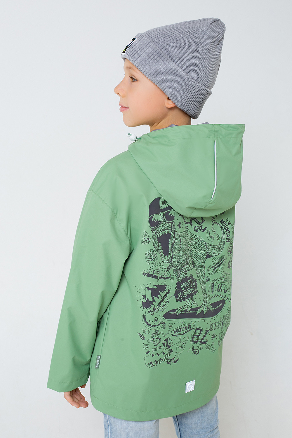 картинка Куртка демисезонная утепленная для мальчика Crockid ВК 30090/2 ГР от магазина детских товаров ALiSa