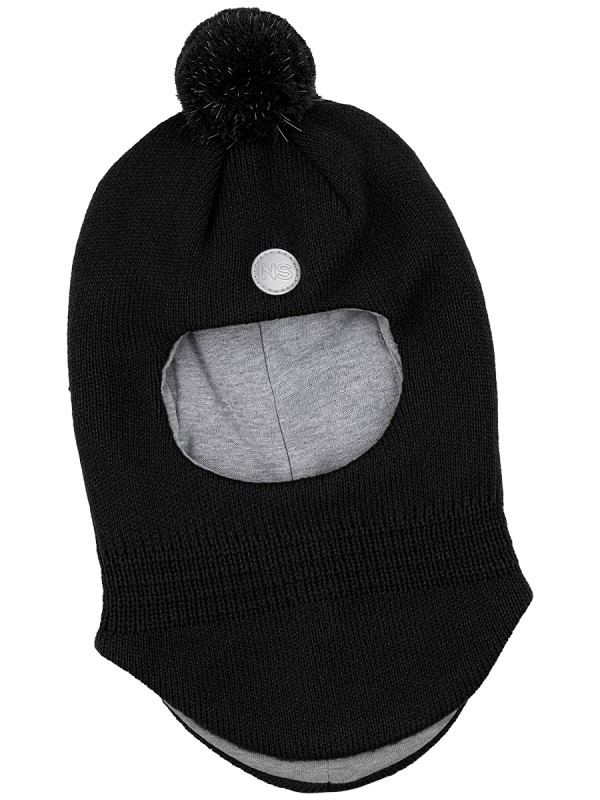 картинка Балаклава утепленная для мальчика NIKASTYLE 10з15224 Черный от магазина детских товаров ALiSa