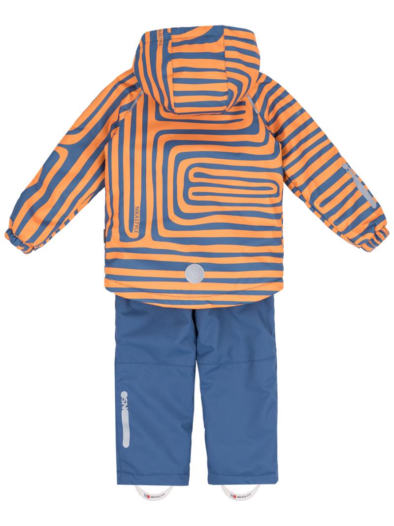 картинка Комплект утепленный для мальчика NIKASTYLE 7м1124 апельсин джинс от магазина детских товаров ALiSa