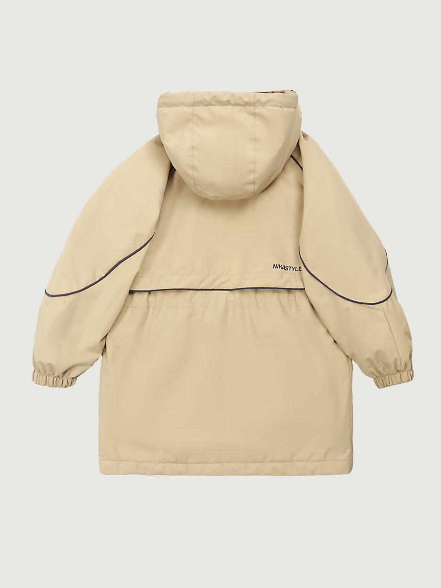картинка Парка утеплённая для девочки NIKASTYLE 5м3425 Латте от магазина детских товаров ALiSa