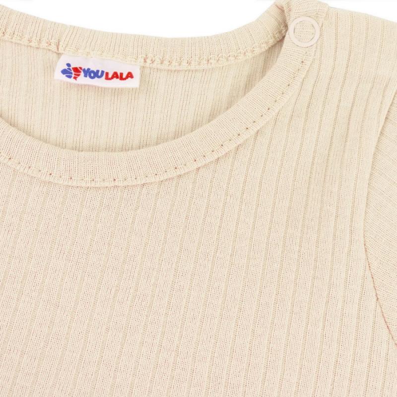 картинка Платье боди для девочки YLA 1816700103 Бежевый от магазина детских товаров ALiSa