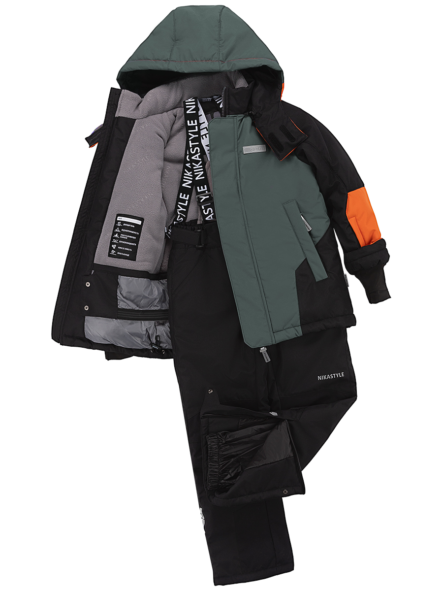 картинка Комплект зимний для мальчика NIKASTYLE 7з7324 Мох черный от магазина детских товаров ALiSa