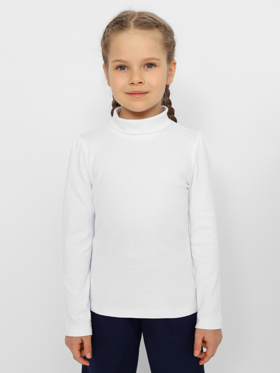 картинка Водолазка для девочки Cherubino CWKG 63183-20 Белый от магазина детских товаров ALiSa