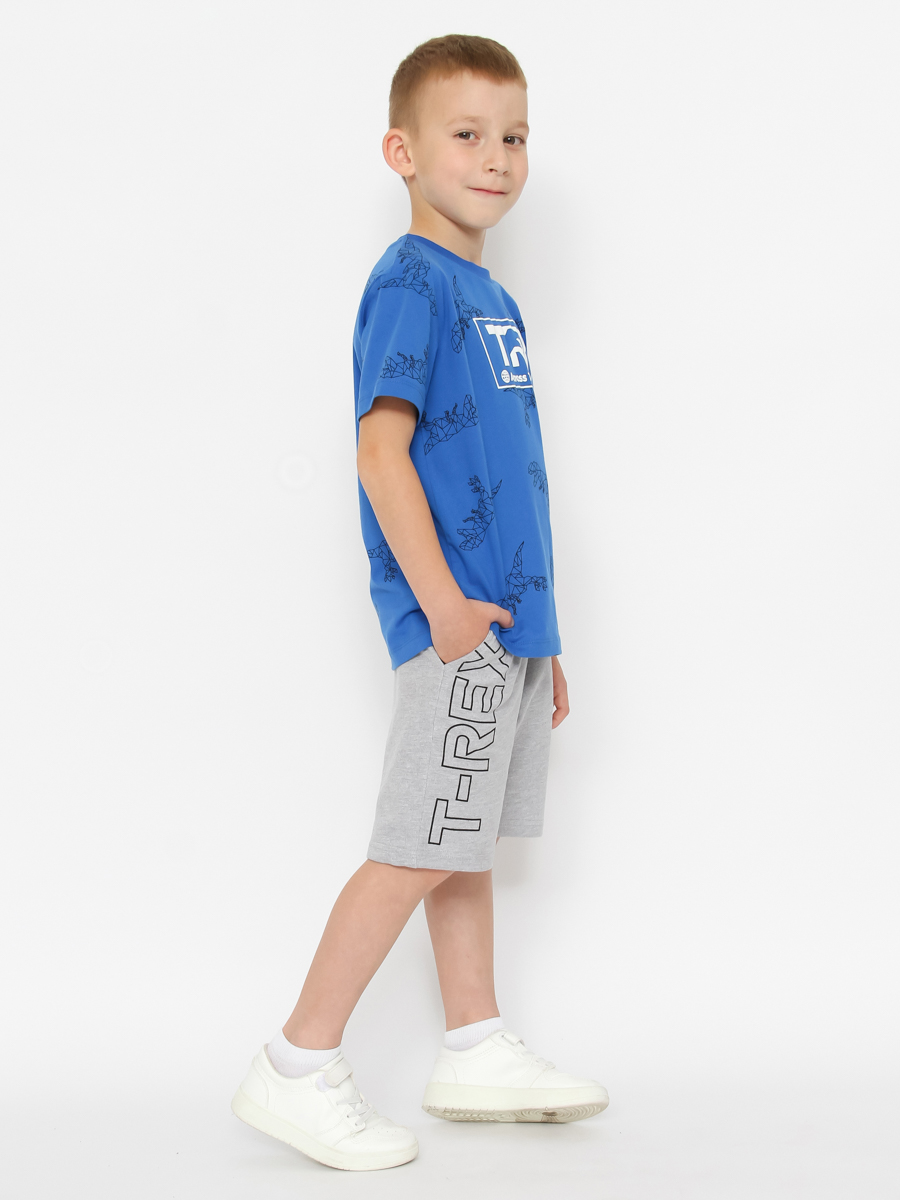 картинка Футболка для мальчика Cherubino CWKB 63704-42-387 Синий от магазина детских товаров ALiSa