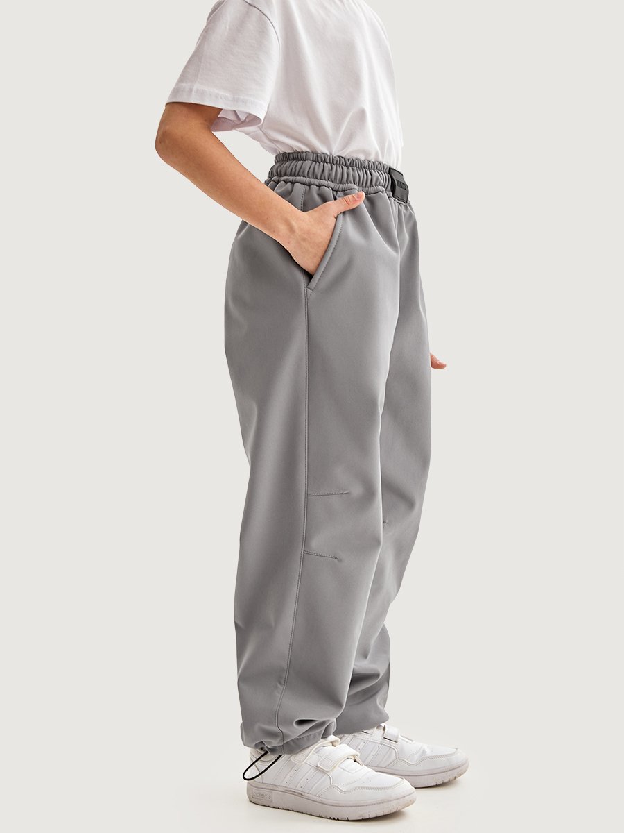 картинка Брюки Софтшел NIKASTYLE 2л19125 Серый от магазина детских товаров ALiSa