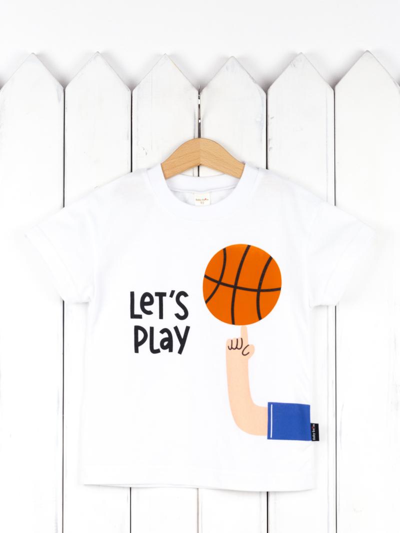 картинка Футболка для мальчика Baby Boom Ф95/5-К Белый от магазина детских товаров ALiSa