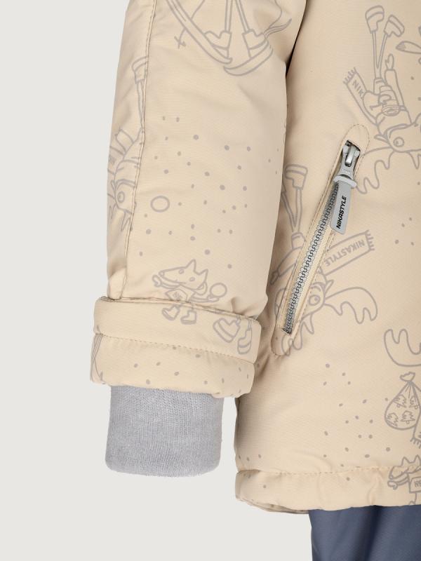 картинка Комплект для девочки NIKASTYLE 7з0825 Латте Серый от магазина детских товаров ALiSa