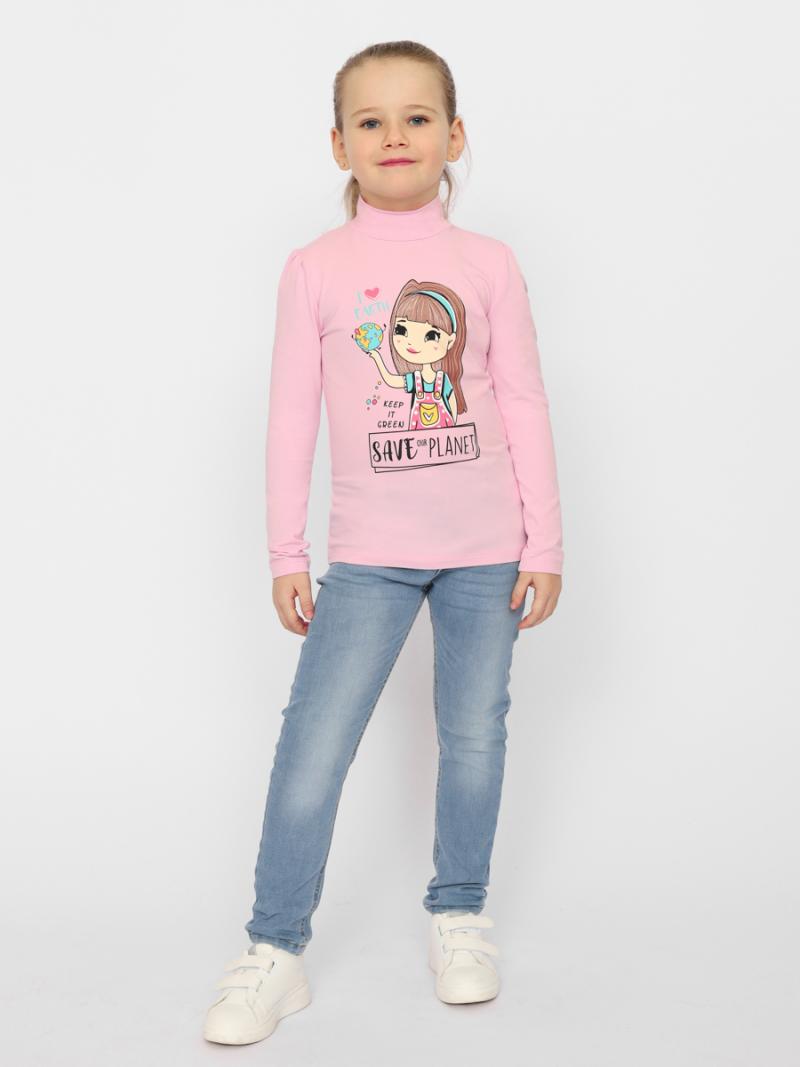 картинка Водолазка для девочки Cherubino CWKG 63306-27-336 Розовый от магазина детских товаров ALiSa