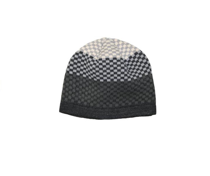картинка Шапка детская Crockid К 223/1 клетка серая от магазина детских товаров ALiSa