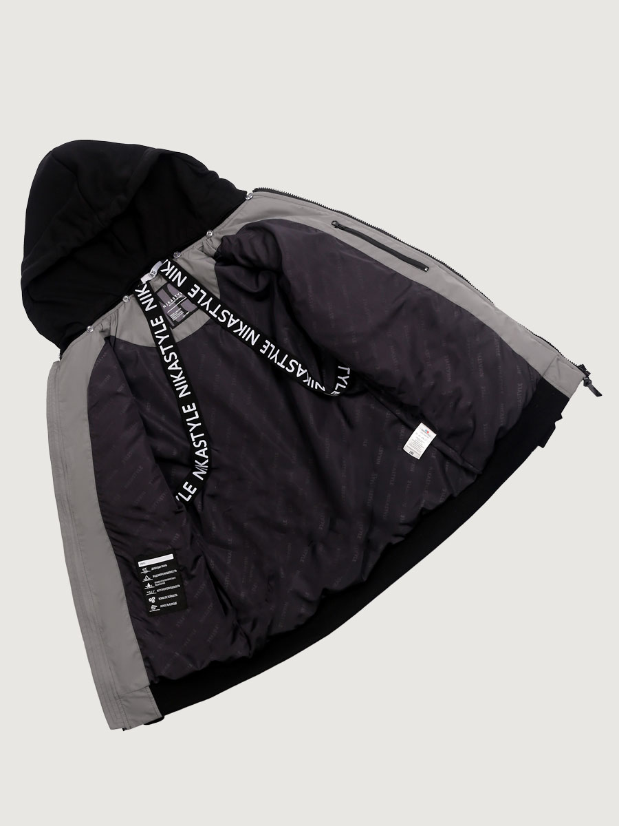 картинка Куртка утеплённая для мальчика NIKASTYLE 4м5525 Серый от магазина детских товаров ALiSa