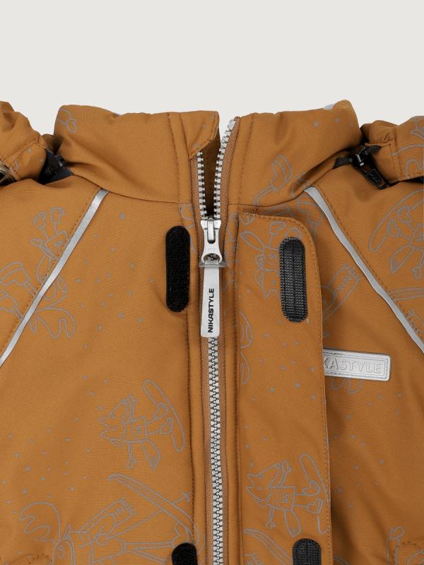 картинка Комбинезон для мальчика NIKASTYLE 8з0325 Кэмел Черный от магазина детских товаров ALiSa