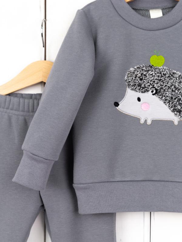 картинка Комплект детский Baby Boom КД482/14-Ф Soft Барашек Ёжик + серый от магазина детских товаров ALiSa