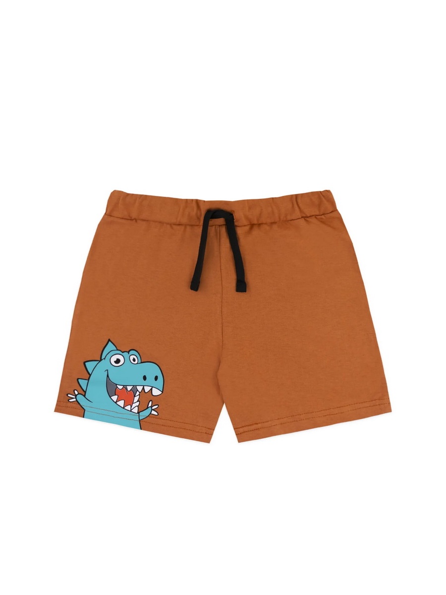 картинка Шорты для мальчика YLA 0613101405 Рыжий дино от магазина детских товаров ALiSa