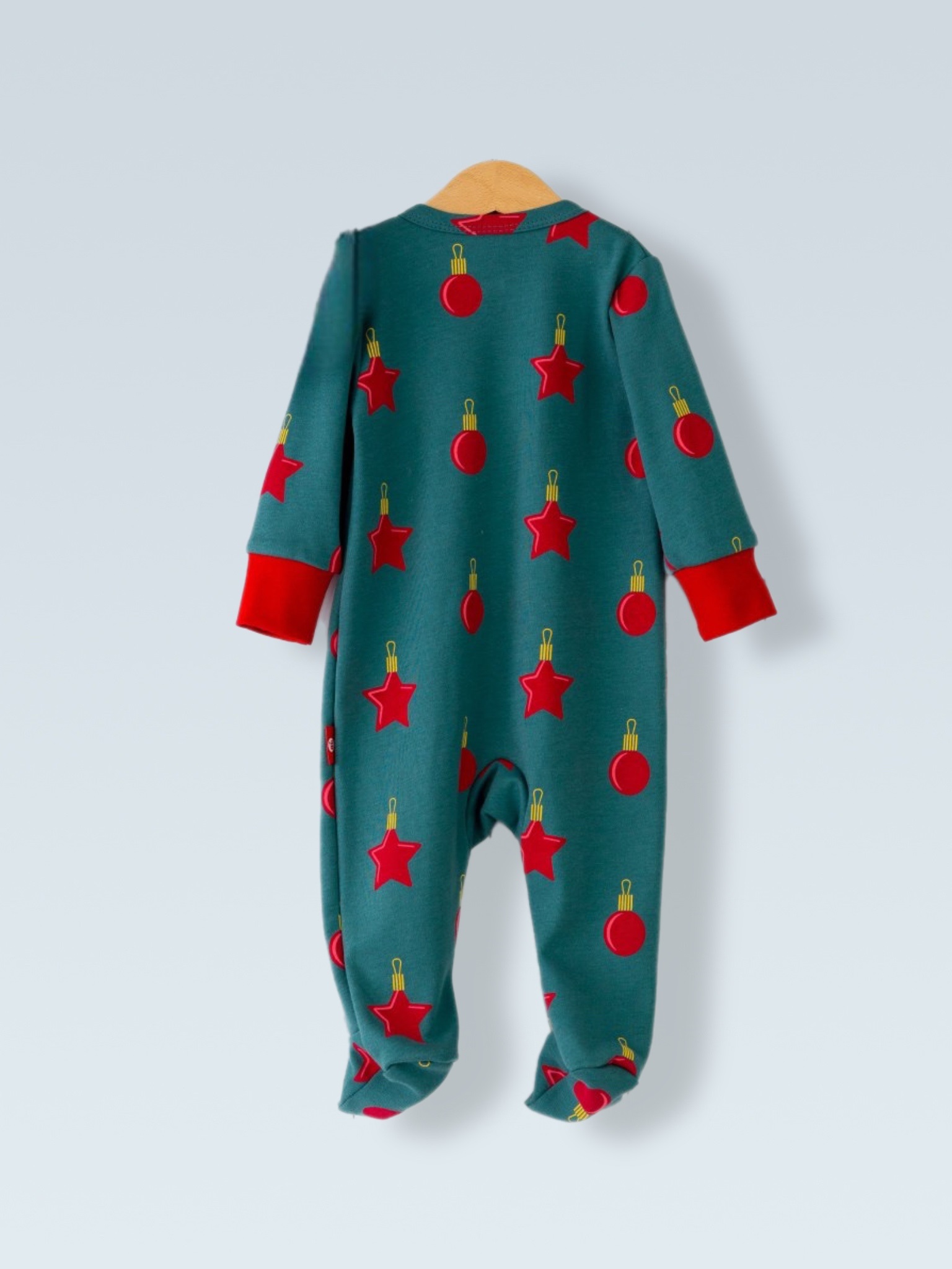 картинка Комбинезон на стопе Baby Boom КД449/1-И Ёлочные игрушки от магазина детских товаров ALiSa