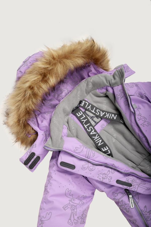 картинка Комбинезон для девочки NIKASTYLE 8з0625 Лаванда Инжир от магазина детских товаров ALiSa