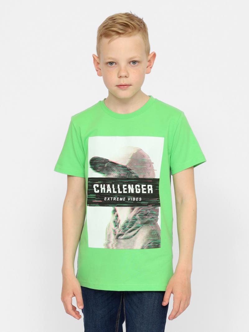 картинка Футболка для мальчика CSJB 63570-37-375 Зеленый от магазина детских товаров ALiSa