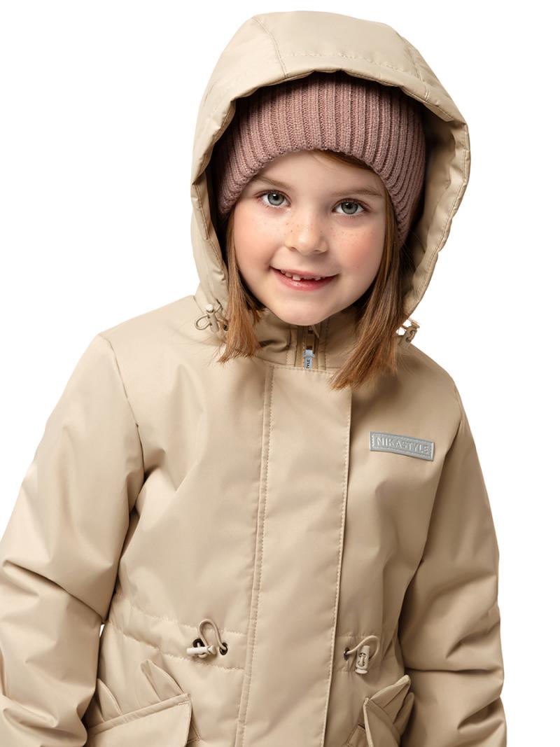 картинка Куртка утеплённая для девочки NIKASTYLE 4м4025 Латте от магазина детских товаров ALiSa