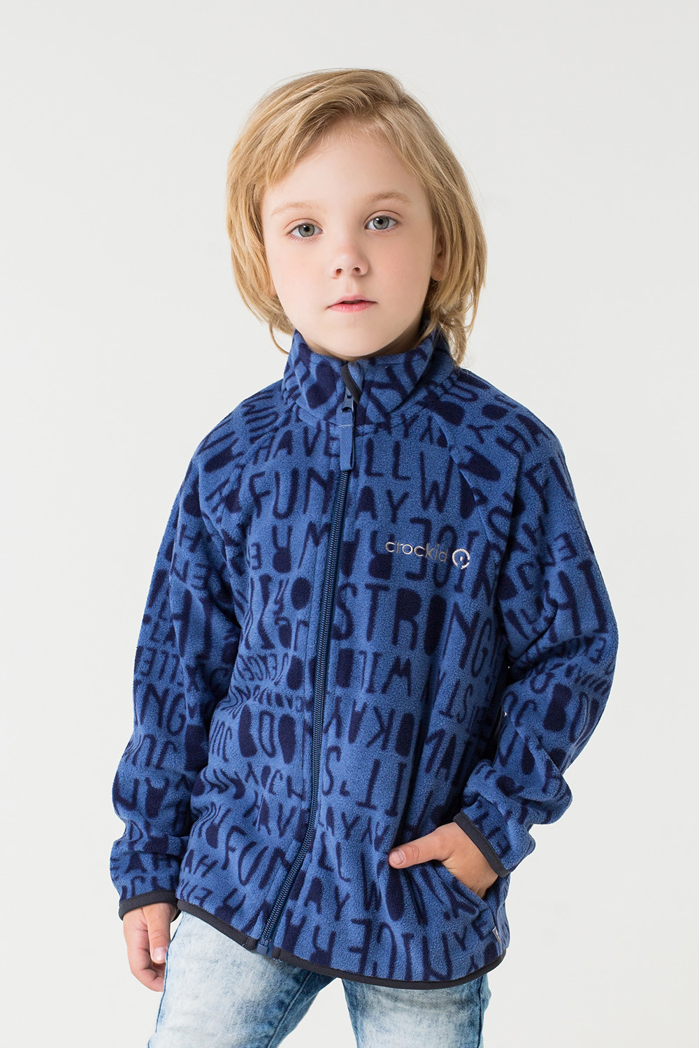 картинка Куртка флисовая для мальчика Crockid ФЛ 34011/н/31 РР от магазина детских товаров ALiSa