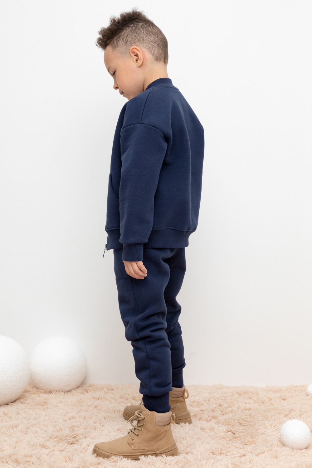 картинка Брюки для мальчика Crockid КР 400603 глубокий синий к416 от магазина детских товаров ALiSa