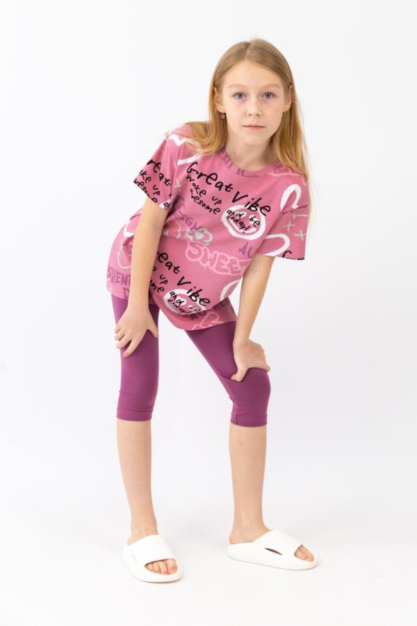 картинка Легинсы для девочки Baby Boom П67/14-К Виноград Б117 от магазина детских товаров ALiSa