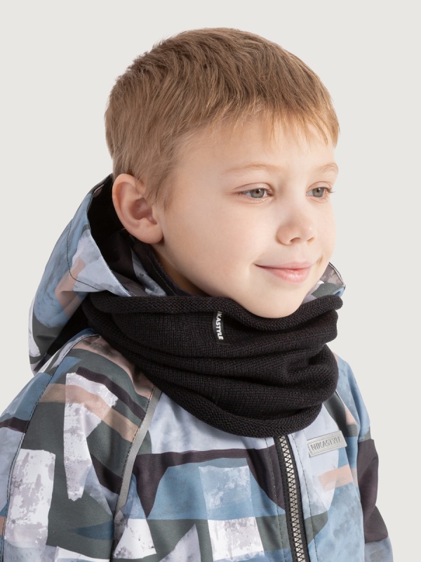 картинка Снуд детский NIKASTYLE 17м11725 Черный от магазина детских товаров ALiSa