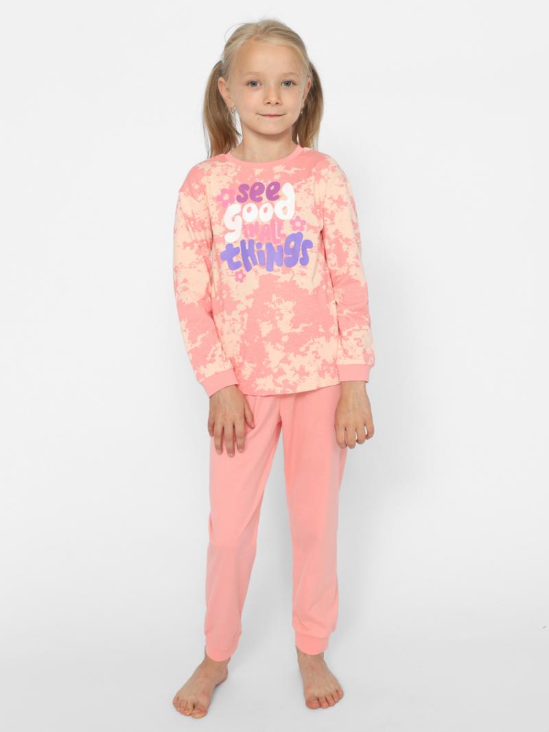 картинка Пижама для девочки CWKG 50147-47 Персиковый от магазина детских товаров ALiSa