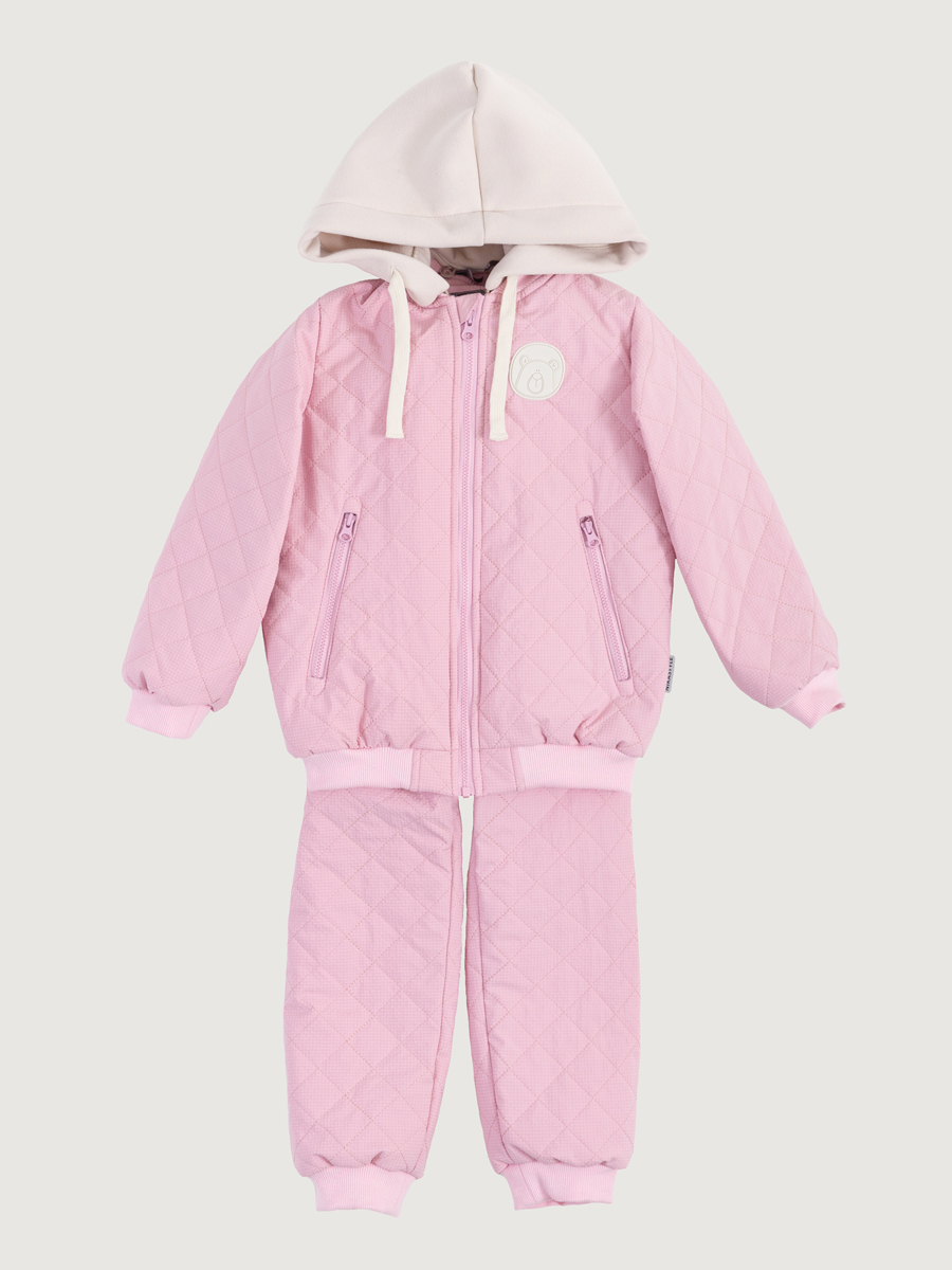 картинка Комплект утеплённый для девочки NIKASTYLE 7м9725 Пудра от магазина детских товаров ALiSa