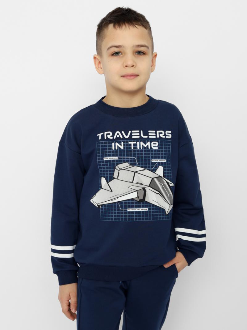 картинка Комплект для мальчика Cherubino CSKB 90161-41-353 Темно-синий от магазина детских товаров ALiSa