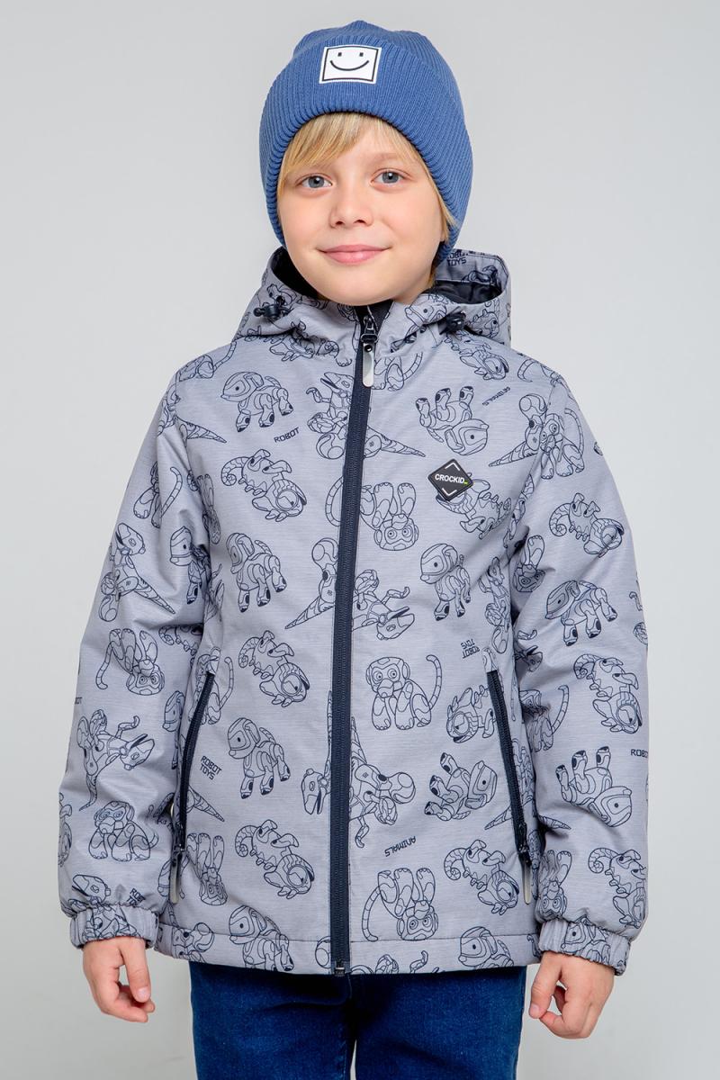 картинка Куртка утепленная для мальчика Crockid ВК 30101/н/1 ГР от магазина детских товаров ALiSa