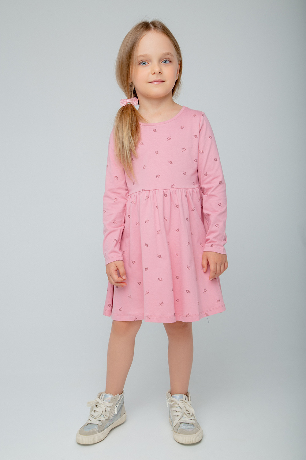 картинка Платье для девочки Crockid К 5786 розовый зефир, веточки от магазина детских товаров ALiSa