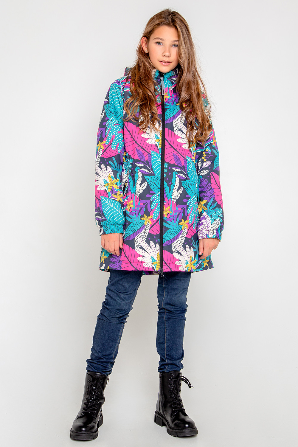 картинка Пальто утепленное для девочки Crockid ВКБ 32132/н/1 ГР от магазина детских товаров ALiSa