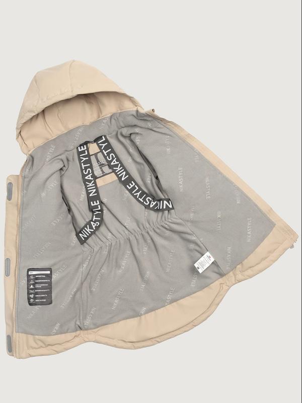 картинка Куртка утеплённая для девочки NIKASTYLE 4м4025 Латте от магазина детских товаров ALiSa