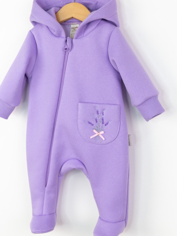 картинка Комбинезон с капюшоном Baby Boom К401/3-Ф Сиреневый я738 от магазина детских товаров ALiSa