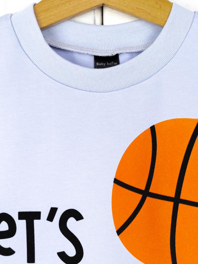 картинка Футболка для мальчика Baby Boom Ф95/8-К Серо голубая от магазина детских товаров ALiSa