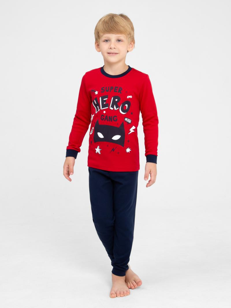 картинка Пижама для мальчика Cherubino CWKB 50138-26 Красный от магазина детских товаров ALiSa
